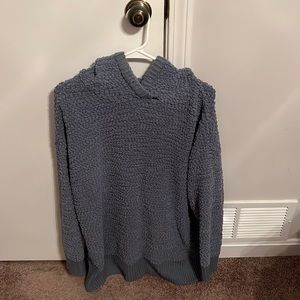 Zenana Premium hooded sweater (1X, blue)